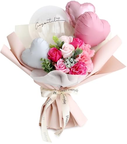 Amazon.co.jp: 花束 卒業 送別 退職 ブーケ 生花 誕生日 プレゼント