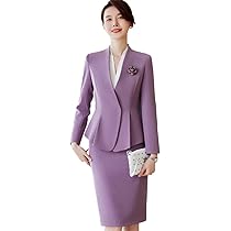 Amazon | LIUZHONGQIN スーツセット レディース スーツ スカート