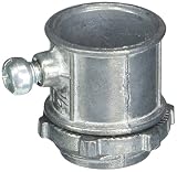Halex 12105B Set Screw Connectors Electrical Metallic Tubing (EMT) Fitting Zinc Die Cast (50 Piece),