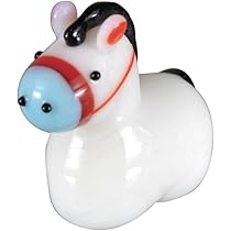 Amazon.co.jp: フォーカート 手作り ガラス細工 干支招福 午