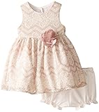 Marmellata Baby Girls' Lace Dress Off White 24 Months [並行輸入品]