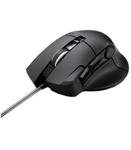 ELECOMエレコム　M-DUX50BK ゲーミングマウス DUX”MMOゲーミングマウス(14ボタンチルトホイール) - M-DUX50BK