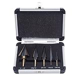 FUT(エフュ ト) アルミニウム製の収納ケースが付く溝付きドリル　6段/9段/10段/12段/13段50サイズ5本セットタケノコドリル