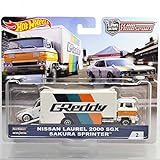 MATTEL HOTWHEELS 1:64SCALE "TEAM TRANSPORT B NISSAN LAUREL 2000 SGX - SAKURA SPRINTER" マテル社製 ホットウィール 1:64スケール 「カーカルチャー　チームトランスポート　ニッサン・ローレル2000SGX - サクラ・スプリンター」