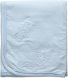 Kushies Baby Boys' Soft Pointelle Blanket Lt. Blue Light Blue O/S [並行輸入品]