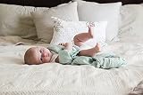 Milk Snob Over-sized Muslin Swaddle Blanket Seafoam by Milk Snob