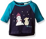 Roxyベビー女子ガールズ雪Puppy Tee カラー: ブルー