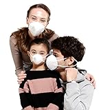 KANJEKANLE 再使用可能抗菌防塵通気性のある洗濯可能　運動マスク　静電コットン　レスピレータバルブ付く,親子スーツ