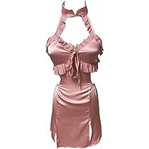 Malymoon：レディローズディープスリットチャイナ チャイナドレス レディース 改良 ノースリーブ 細見え スタイル