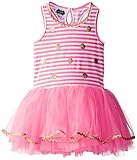 マッドパイ Mud Pie チュチュドレス ゴールドグリッタードット x ピンク 2歳 - 3歳