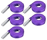 SEIKOH スリングベルト 5本セット 5m 幅50mm 使用荷重1200kg ナイロンスリング 吊上げ 牽引