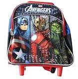 12" Marvel the Avengers Small Rolling Backpack with Wheels [並行輸入品]