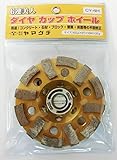 ヤマグチ ならし・粗仕上げ用カップホイル CYカップ CY-4H 壁面・床ならし用 奥行10.2×高さ1.5×幅10.2cm 内径調整リング
