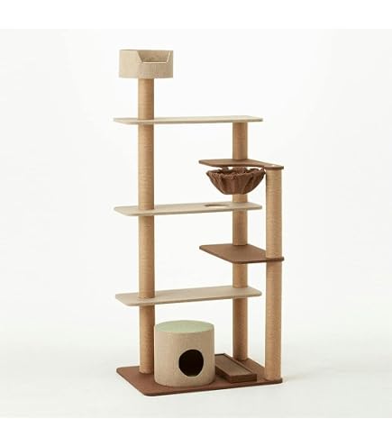 Amazon | カインズ(CAINZ) キャットインテリアタワー ハイタワー