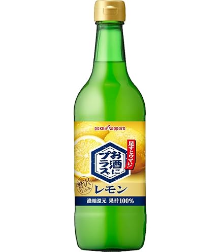 Amazon.co.jp: ポッカサッポロ お酒にプラス レモン 540ml : 食品