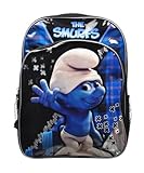 The Smurfs Black Checkered Backpack (Black) [並行輸入品]
