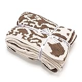 (カシウェア)kashwere 織柄ブランケット ダマスク柄 DAMASK BLANKET T-28-924-52 MALT/AGATE [並行輸入品]