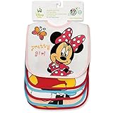 Minnie Mouse Deluxe Terrycloth & Vinyl Bib by Disney [並行輸入品]