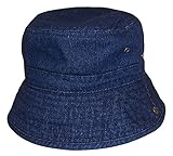 N 'iceキャップベビー乳児Distressed Washedデニムコットン調節可能バケットハット US サイズ: S カラー: ブラック