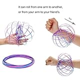 chrikathyカラフルなマジックブレスレットフローリングエネルギーKinetic ShapedスピナーリングSensory Interactiveノベルティクールおもちゃforキッド少年少女大人用