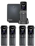 Yealink IP Phone W73P W70BベースとW73Hハンドセット + 4ユニットW73Hハンドセット