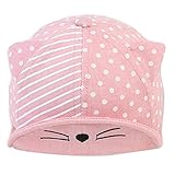ルテンズ（Lutents ）キャップ　猫耳　女の子 男の子 子供 可愛い 　ドット　ストライプ　 帽子 コーデ アクセント ネコ耳 キュート 上品 スパンコール レース 可愛い　　サイズ調整可　野球帽
