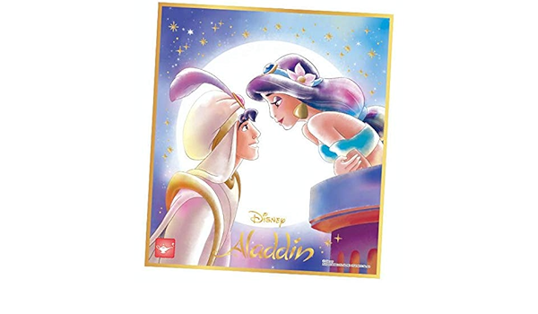 Amazon Co Jp 金箔押し No 14 アラジン ディズニー 色紙art 文房具 オフィス用品