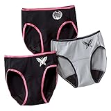 (ニッセン) nissen ティーンズ ジュニア モノトーン 綿混 ストレッチ サニタリー ショーツ ３枚組 昼用 ３枚 黒 + グレー S