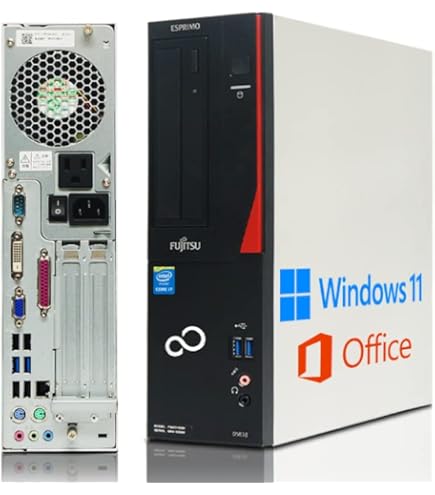 Amazon.co.jp: 【整備済み品】富士通 デスクトップパソコン D586, Core