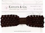 Katelyn&Co. ベビー クロシェット ヘアバンド Brown Crochet HairBand