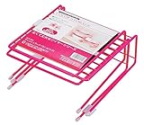 カラーストレージディッシュラック(S)　大・中・小3枚セット【IT】ピンク(#9804578)(H-3439) パール金属 キッチン収納 整理