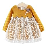 YY-Natuhi ベビー服 子供服 女の子 ワンピース ドレス ニット セーター 重ね着風 キッズ チュニック おしゃれ 可愛い 長袖 フォーマル 春秋冬 新生児 入園式 入学式 発表会 結婚式 プ