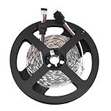 SODIAL(R) 5m 非防水　5050 SMD 150 LEDストリップライトRGB