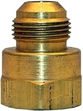 LASCO 17 – 4673 3 / 8インチオステキサスFine Flare、1 / 2インチパイプスレッドメスアダプタ