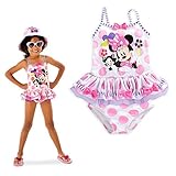 (ディズニー) Disney ミニーマウス ツーピース水着 セパレート フリルリボン/フィガロ (3 (100cm)) [並行輸入品]