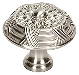 Alno A880-38-SN Ribbon & Reed Traditional Knobs, Satin Nickel, 1-1/2 by Alno