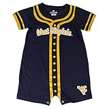 WVU Infant野球Romper in Navy by Colosseum