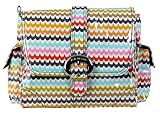 Kalencom Midi Coated Diaper Buckle Bag, Spa by Kalencom