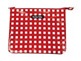 ハンナフラ(Hanna Hula) フラットポーチ ギンガムレッド
