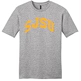 NCAA San Jose State SpartansアーチソフトスタイルTシャツ、ライトグレー、XL