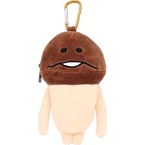 Amazon.co.jp: ティーズファクトリー なめこカラビナ付き ぬいぐるみ