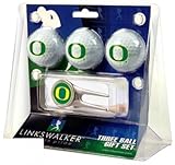 Oregon Ducks 3ゴルフボールギフトパックwithキャップツール