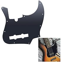 購入者限定販売★オリジナルベースピックガード Amazon | Musiclily 10穴 JBジャズベースピックガード4弦Fender