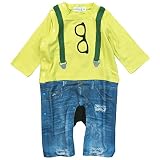 《春夏秋対応》SHORH KID'S(ショーキッズ) スムース・T/C85/15ミニ裏毛ニットサス付きカバーオール 80cm/ライム NO.SD-70581