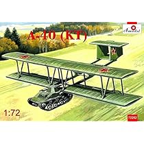 1/72 アントノフA-40(KT)戦車輸送グライダー プラモデル(AM72202) A model(エーモデル) Amazon | Amodel 72202-1/72-A-40(KT) プロトタイプ フライング