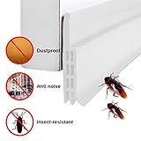 粘着ドア下、bagvhandbagro underドアスイープウェザーストリップ、2 "幅X 39 "長シールストリップドアドラフトストッパー、つきアンチ昆虫、埃防止、Kill ホワイト A-P