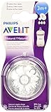Philips Avent BPA Free Natural Medium Flow Nipples, 2 Count by Avent [並行輸入品]