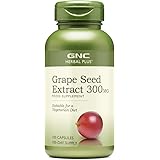 GNC Herbal Plus Grape Seed Extract 300 mg, 100 Count [並行輸入品] 海外直送品
