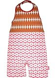 BIBPA グラフィックライン 70~90cm ブラウンピンク 綿100% B-004-BRPK