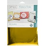 Gina K. Designs ファンシーホイル 6インチx8インチ 1パック12シート入り イエロー 18030